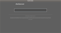 Desktop Screenshot of checkout.net